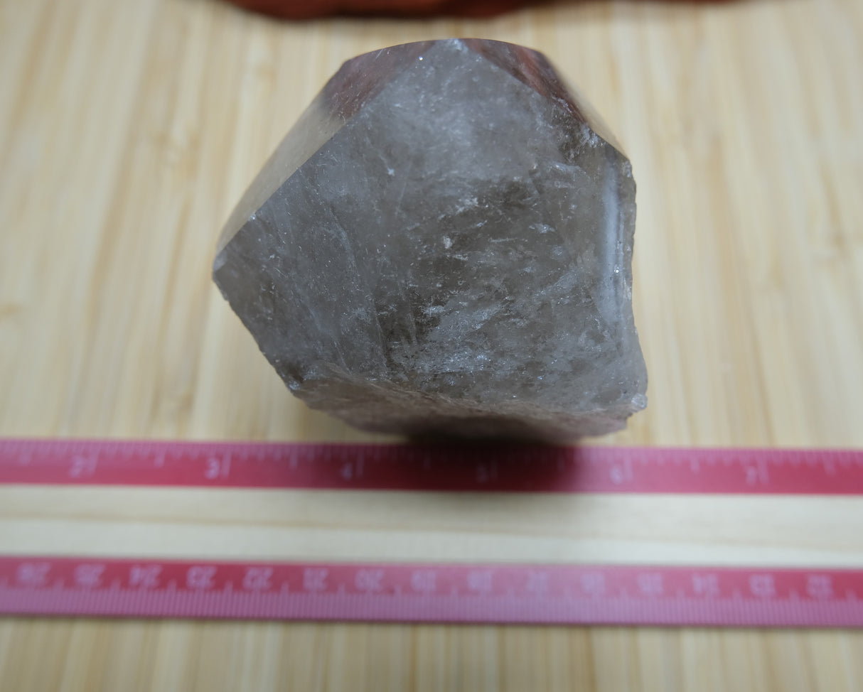 Smoky Quartz Polished Point With Flat Base 01