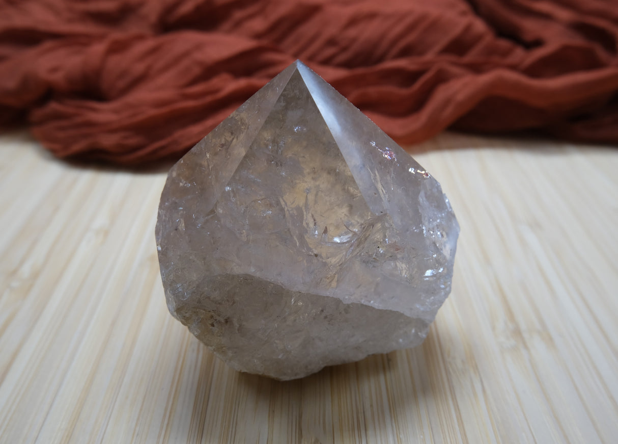 Smoky Quartz Polished Point With Flat Base 02