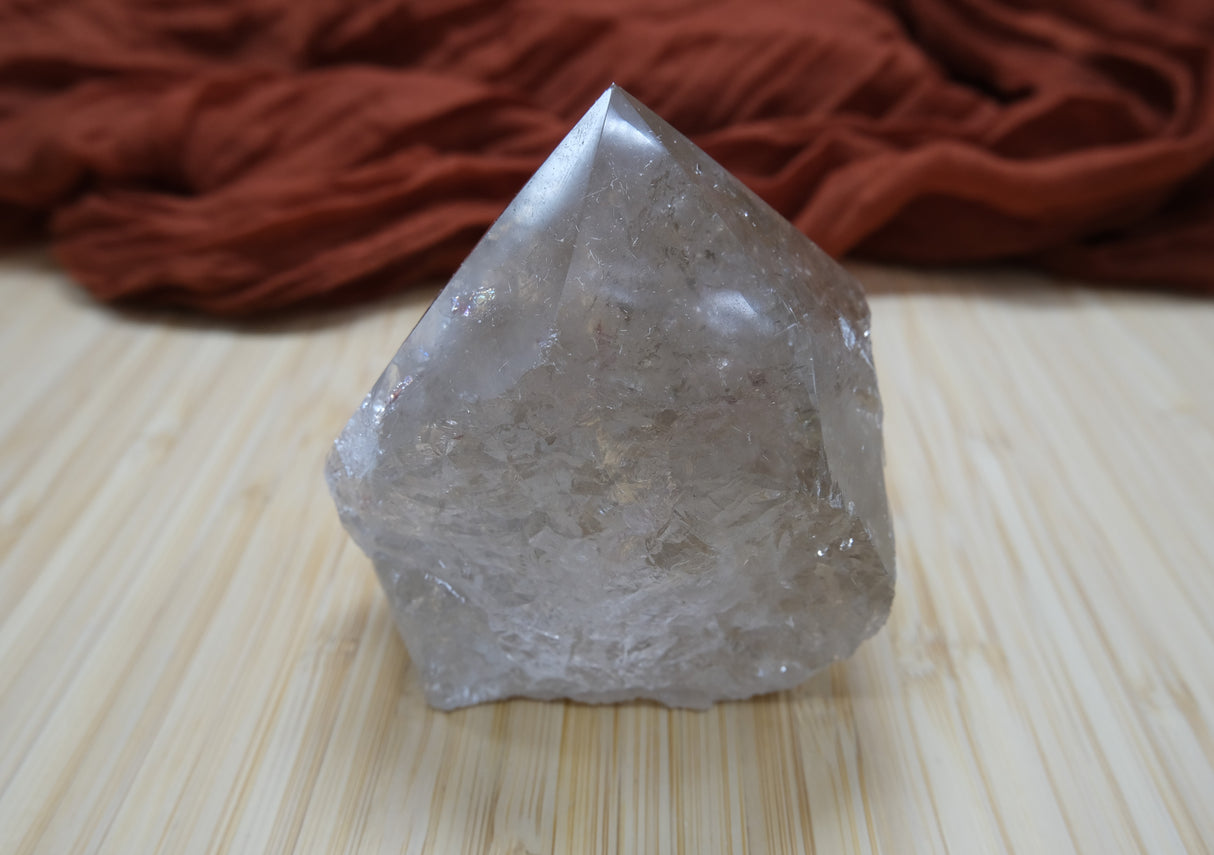 Smoky Quartz Polished Point With Flat Base 02