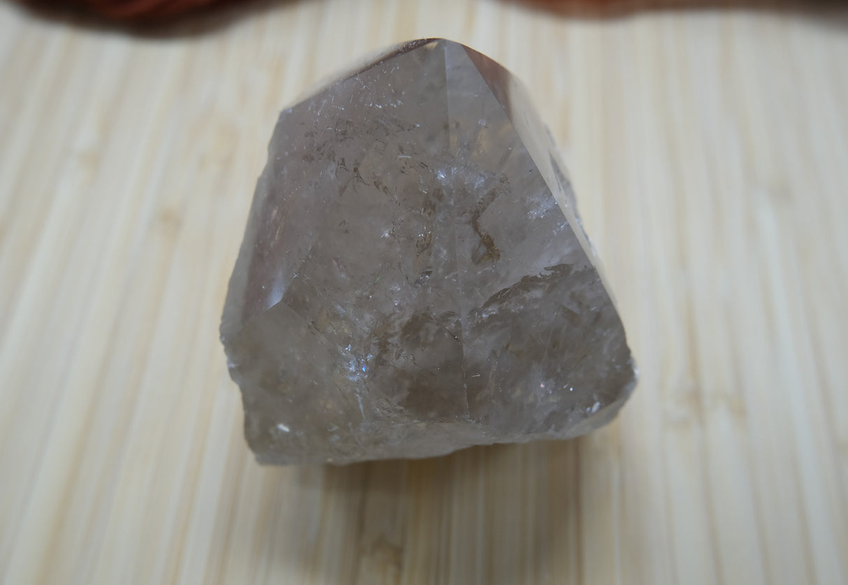 Smoky Quartz Polished Point With Flat Base 02
