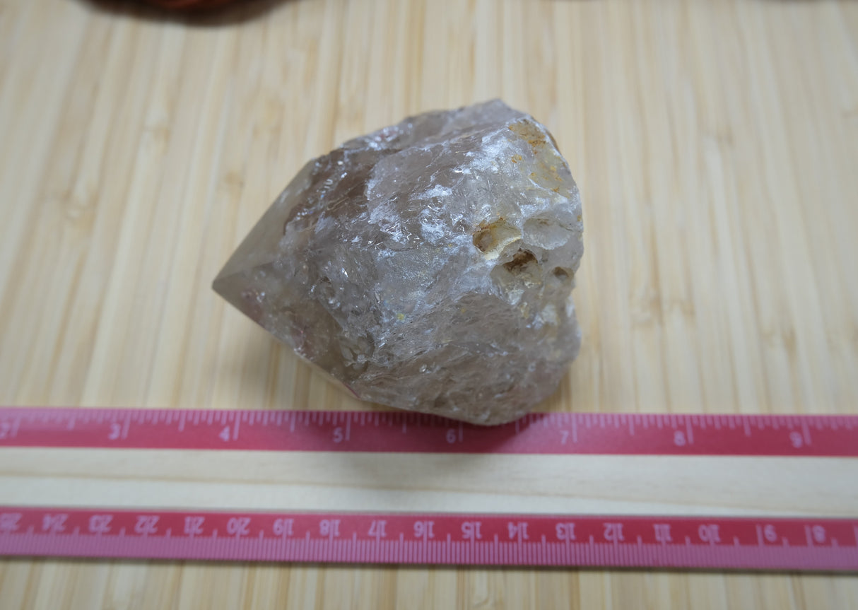 Smoky Quartz Polished Point With Flat Base 02