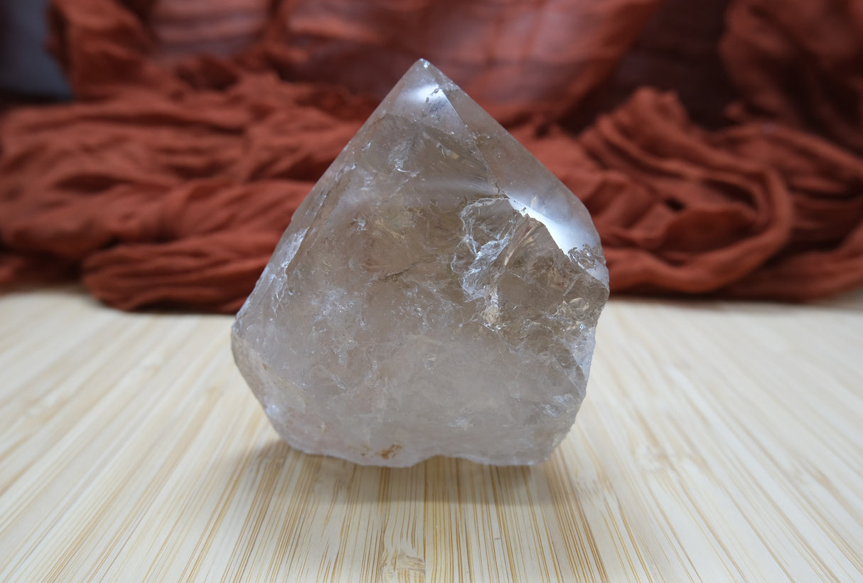Smoky Quartz Polished Point With Flat Base 03