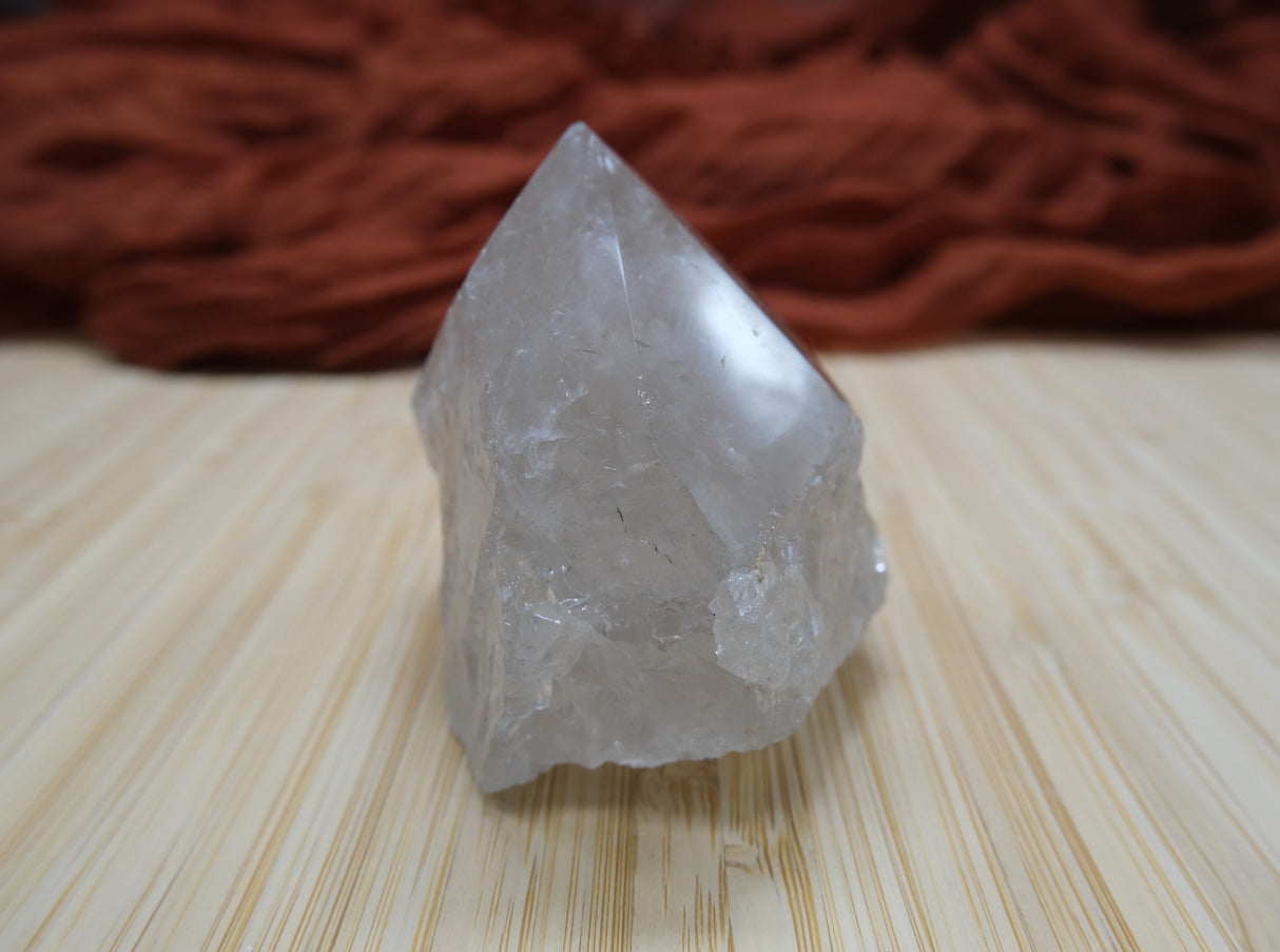 Smoky Quartz Polished Point With Flat Base 04