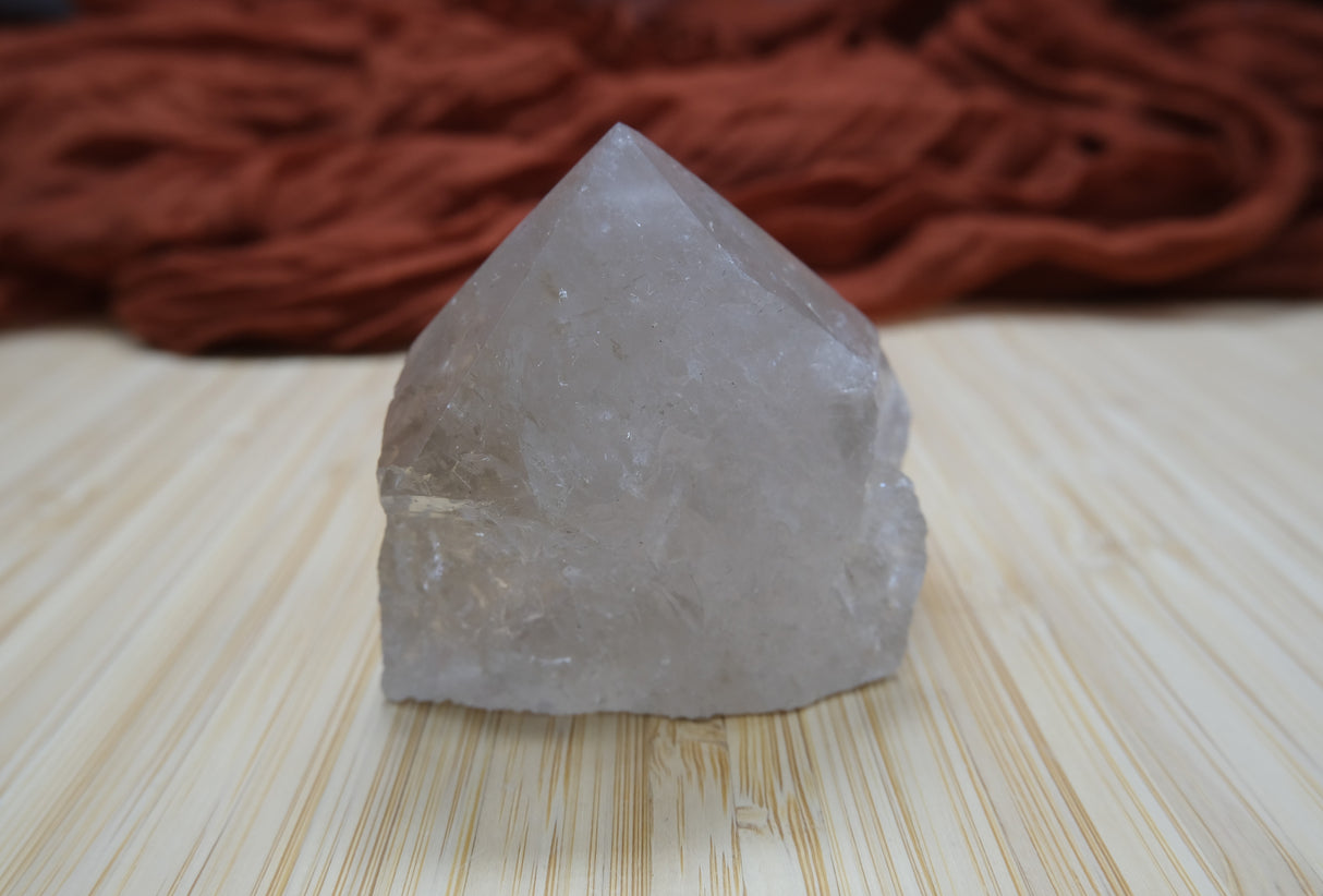 Smoky Quartz Polished Point With Flat Base 04