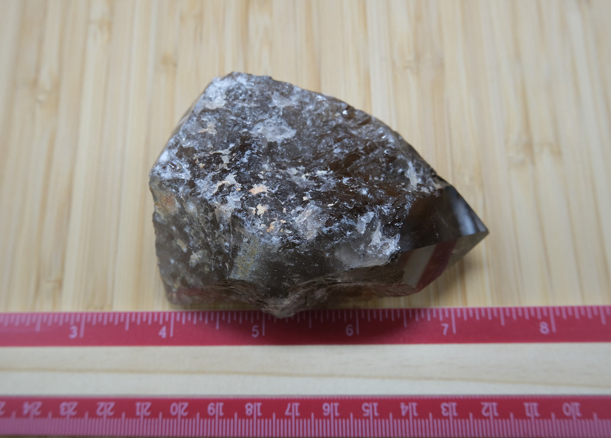 Smoky Quartz Polished Point With Flat Base 05
