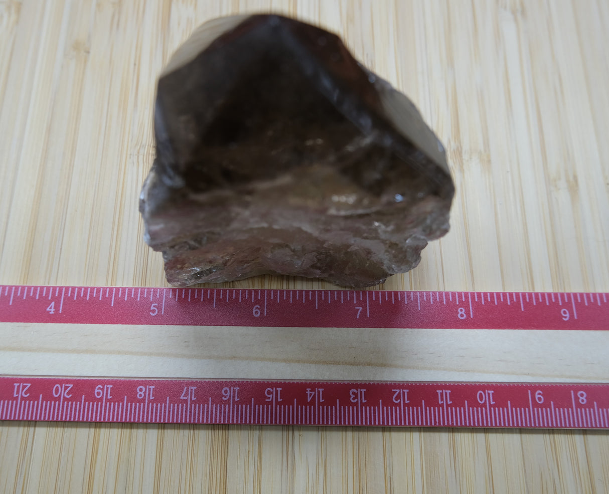 Smoky Quartz Polished Point With Flat Base 05