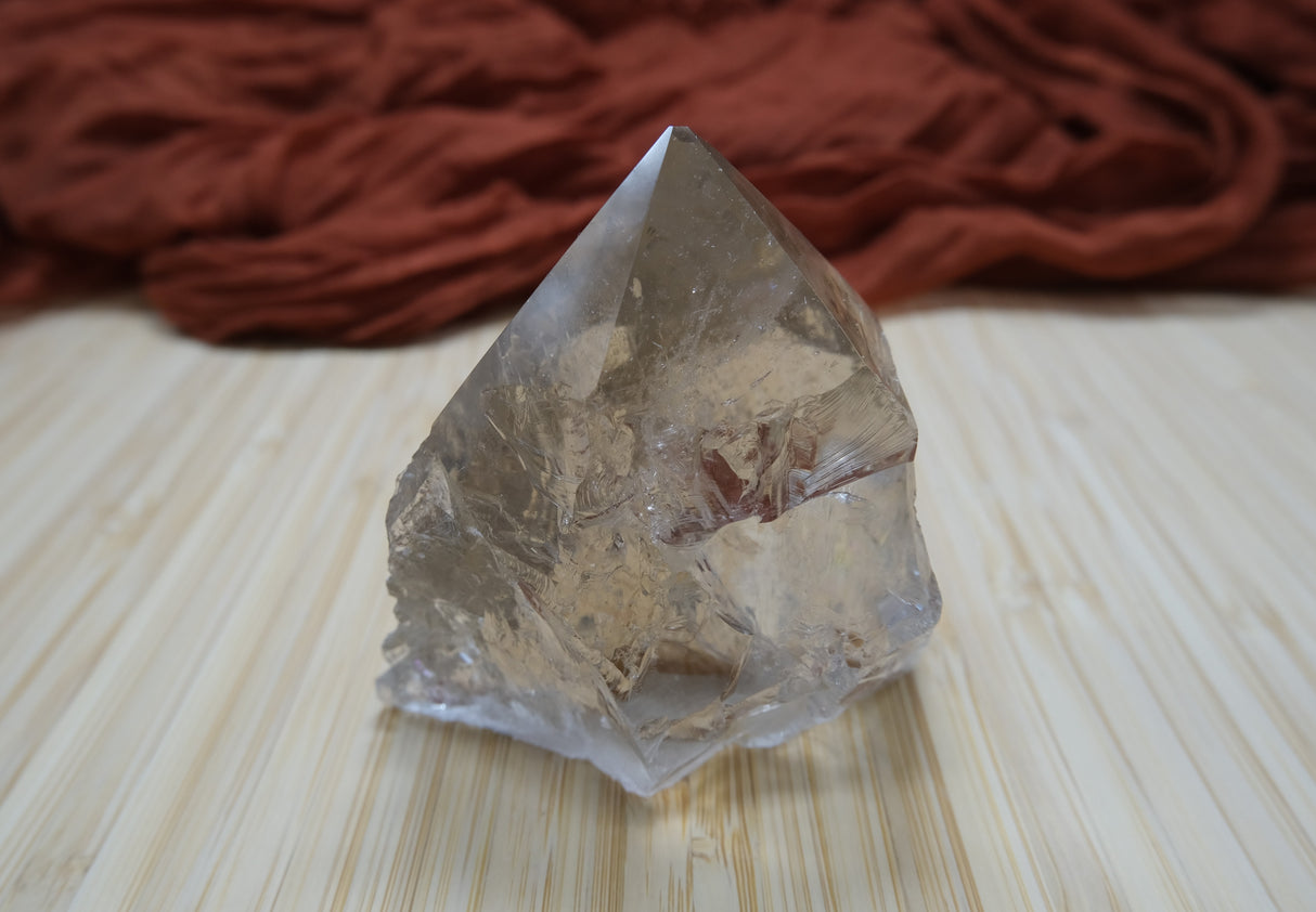 Smoky Quartz Polished Point With Flat Base 06
