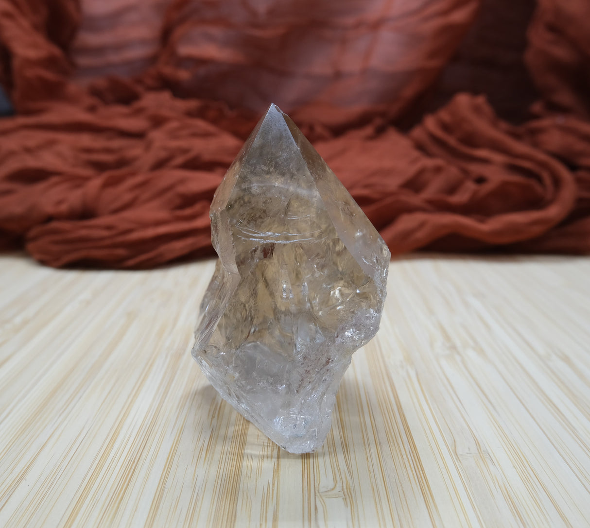 Smoky Quartz Polished Point With Flat Base 06