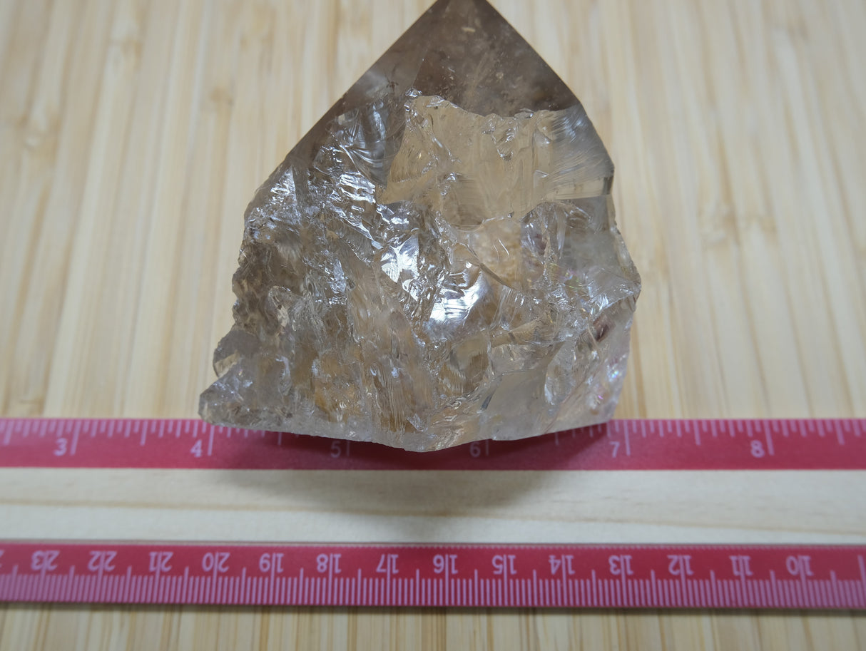 Smoky Quartz Polished Point With Flat Base 06