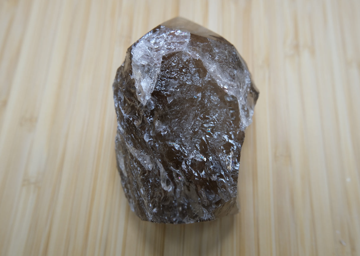 Smoky Quartz Polished Point With Flat Base 08