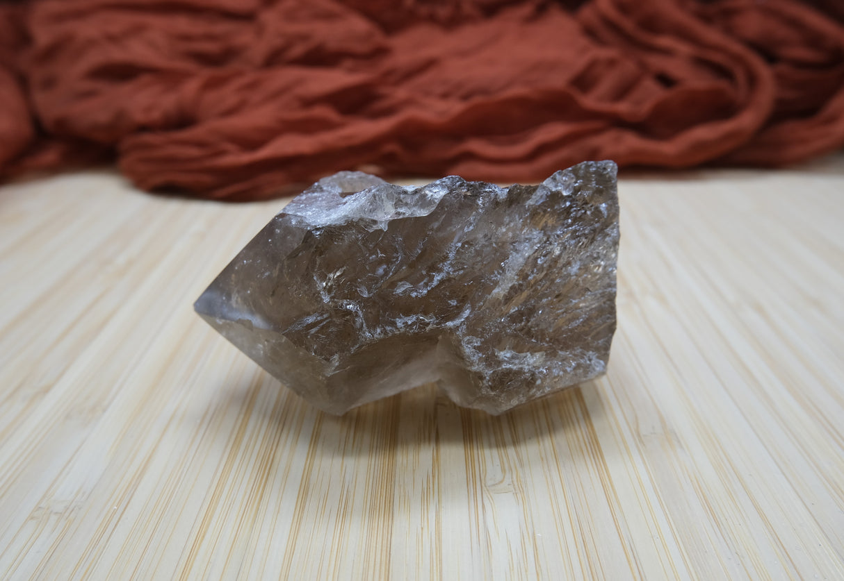 Smoky Quartz Polished Point With Flat Base 08
