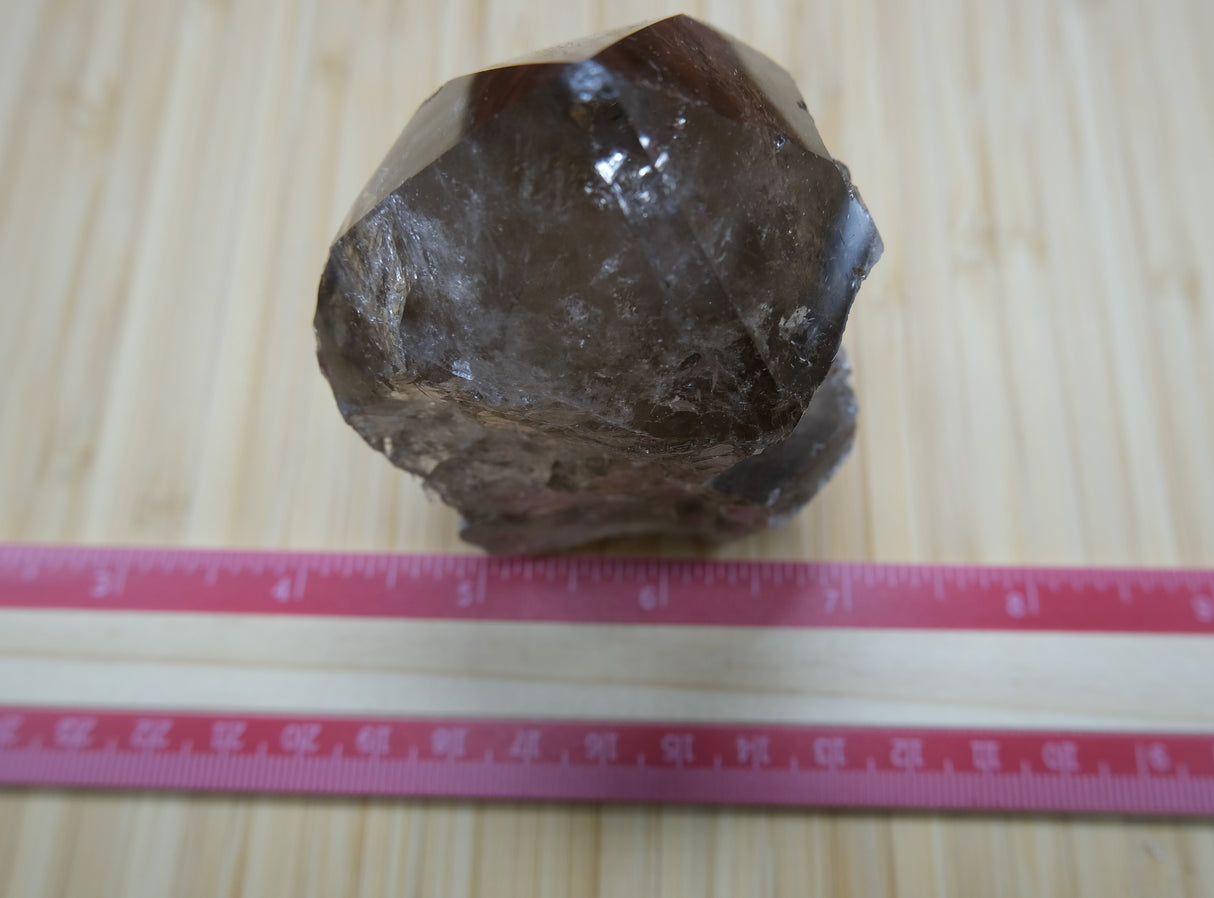 Smoky Quartz Polished Point With Flat Base 08