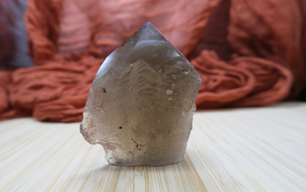 Smoky Quartz Polished Point With Flat Base 11