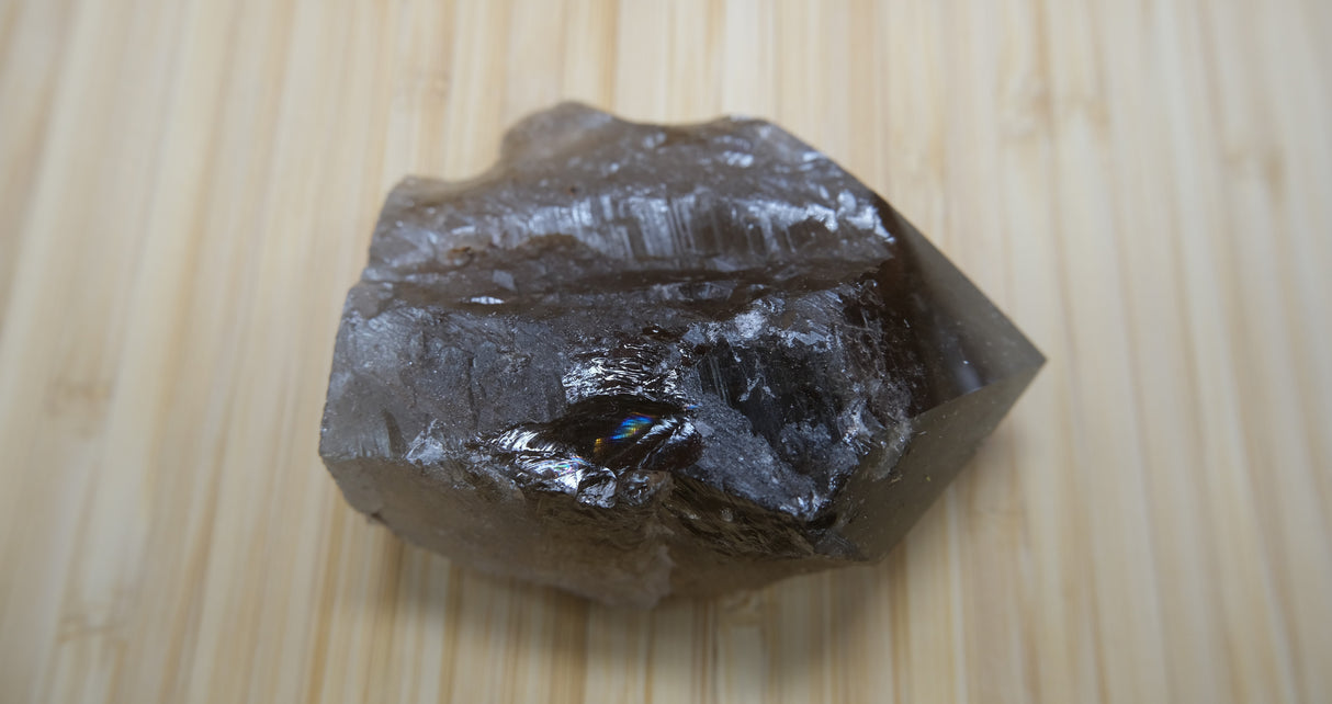 Smoky Quartz Polished Point With Flat Base 11