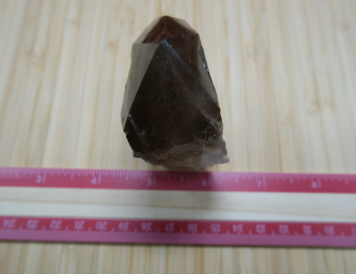 Smoky Quartz Polished Point With Flat Base 11