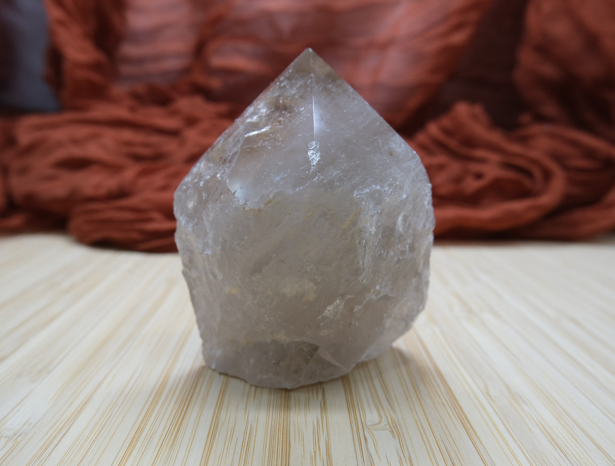 Smoky Quartz Polished Point With Flat Base 12