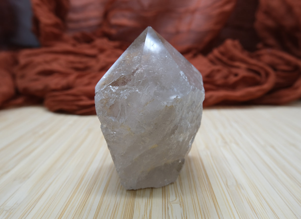 Smoky Quartz Polished Point With Flat Base 12