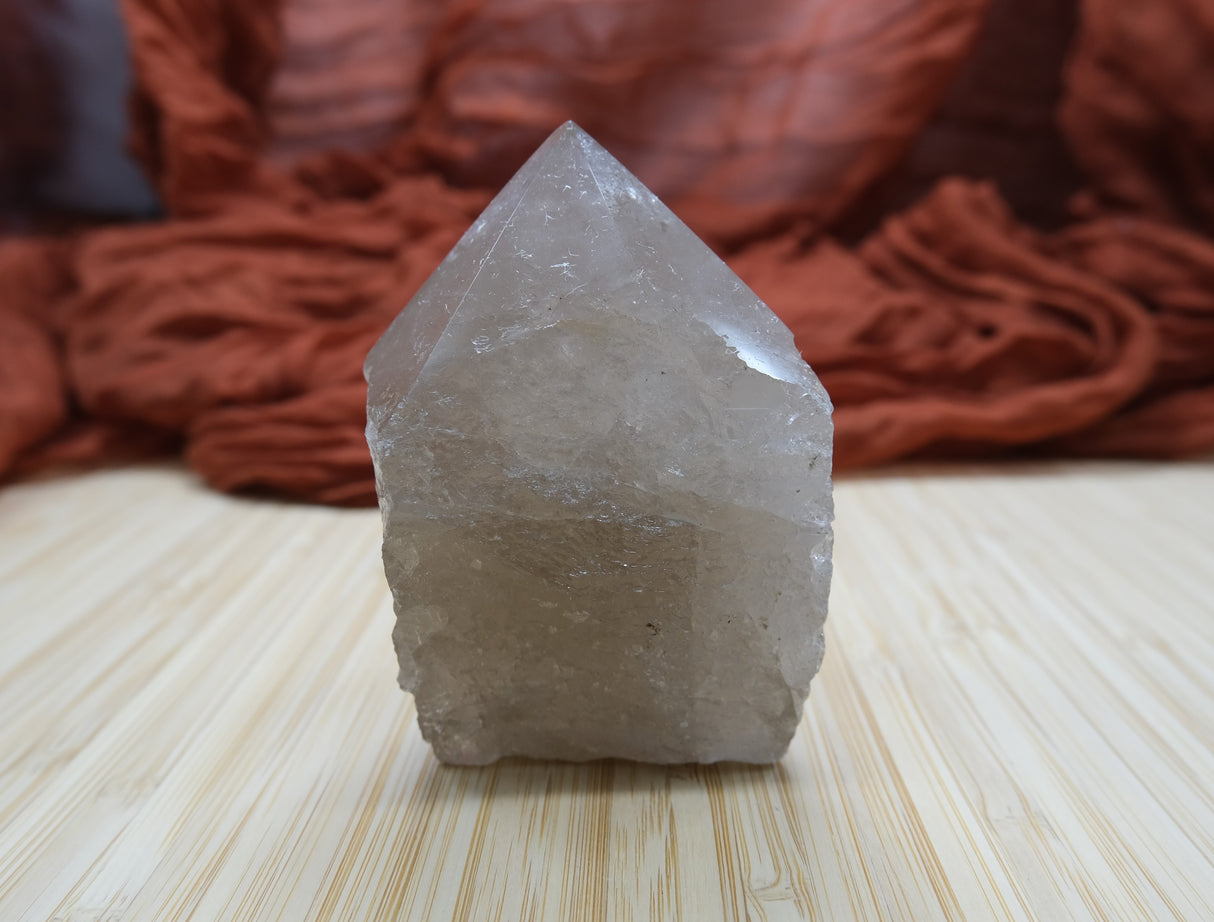 Smoky Quartz Polished Point With Flat Base 13