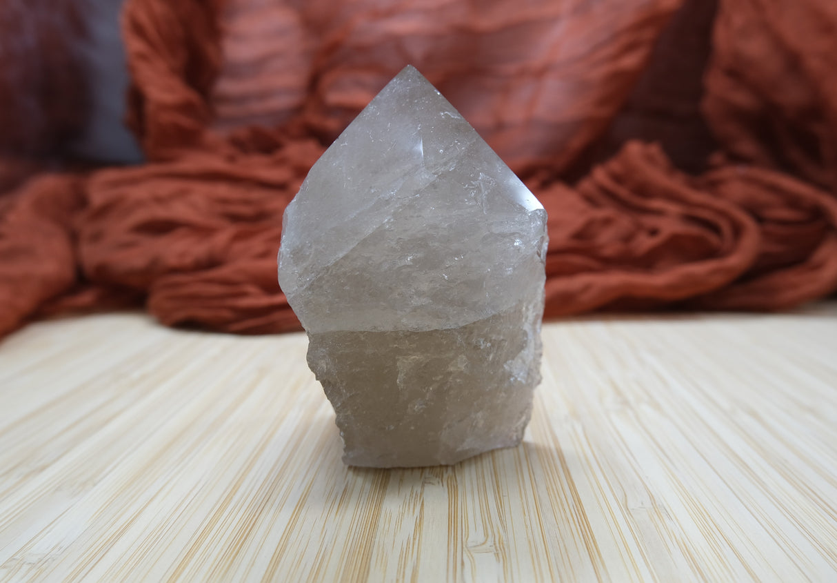 Smoky Quartz Polished Point With Flat Base 13