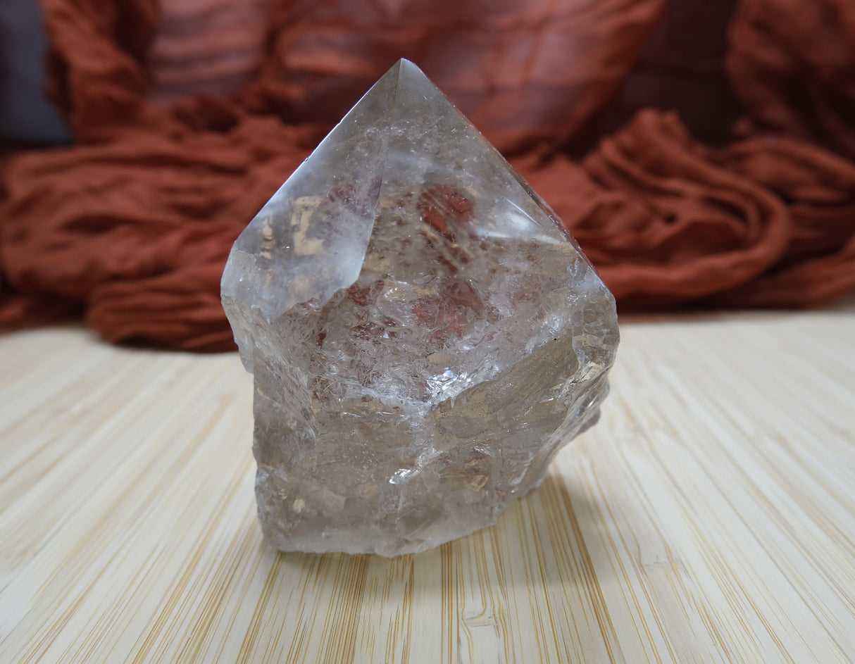 Smoky Quartz Polished Point With Flat Base 14
