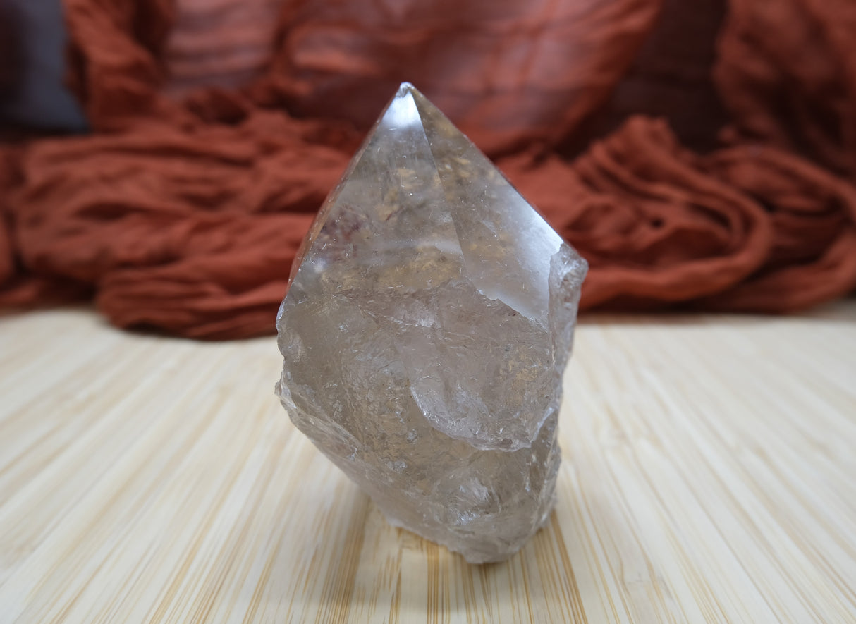 Smoky Quartz Polished Point With Flat Base 14