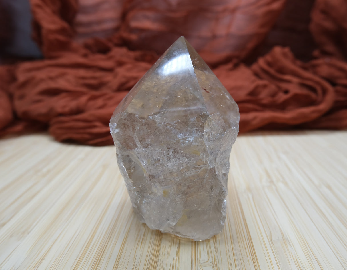 Smoky Quartz Polished Point With Flat Base 14
