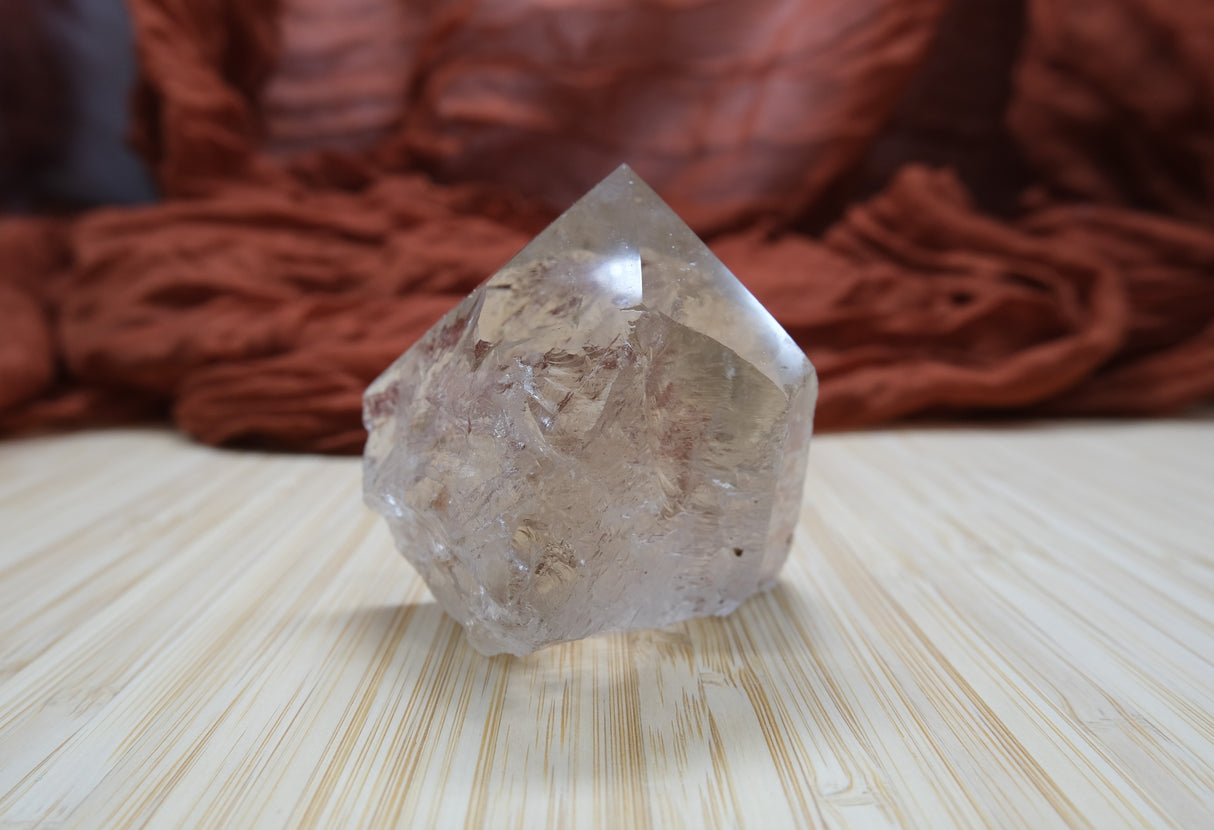Smoky Quartz Polished Point With Flat Base 15