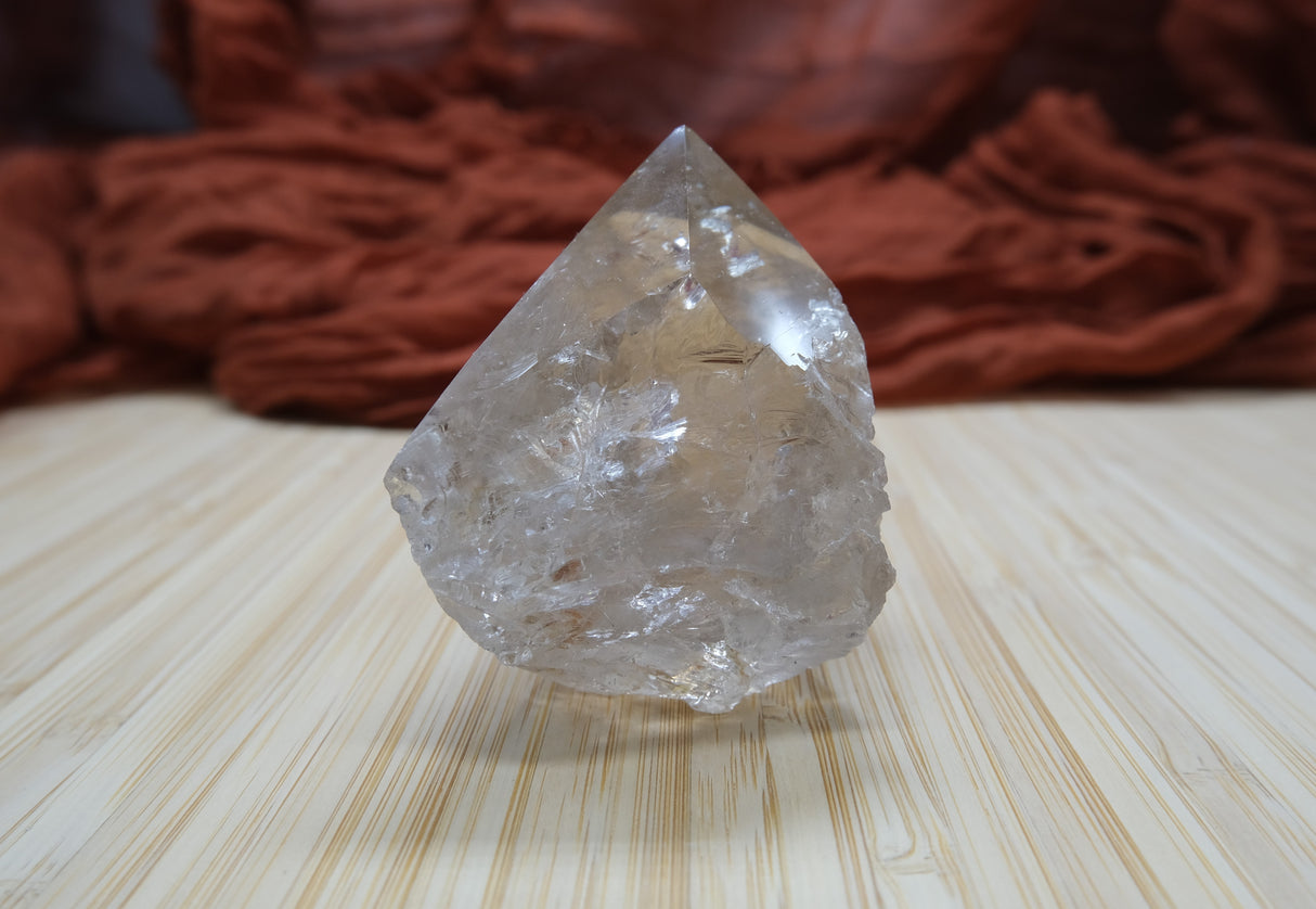 Smoky Quartz Polished Point With Flat Base 15