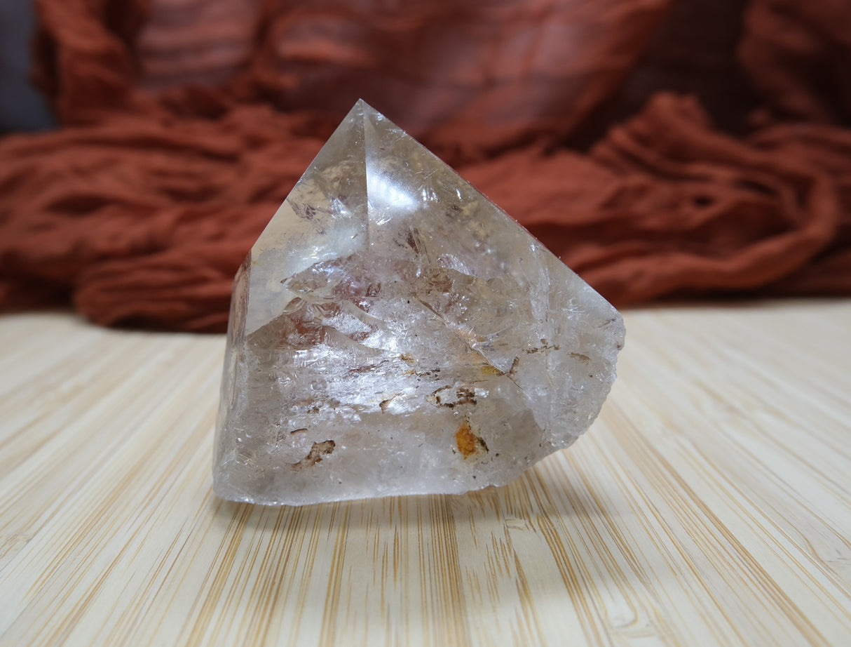 Smoky Quartz Polished Point With Flat Base 15