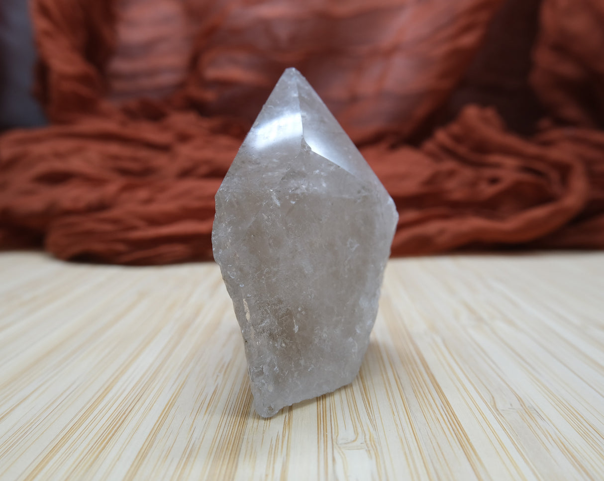 Smoky Quartz Polished Point With Flat Base 16