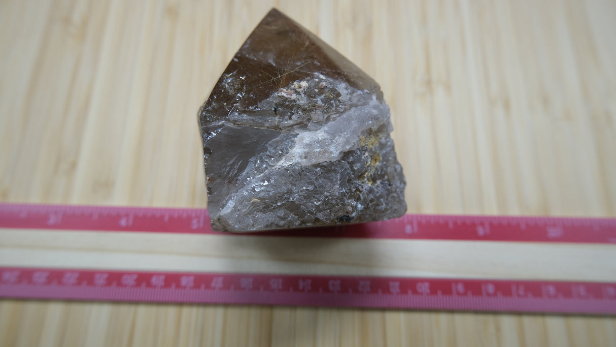 Smoky Quartz Polished Point With Flat Base 17