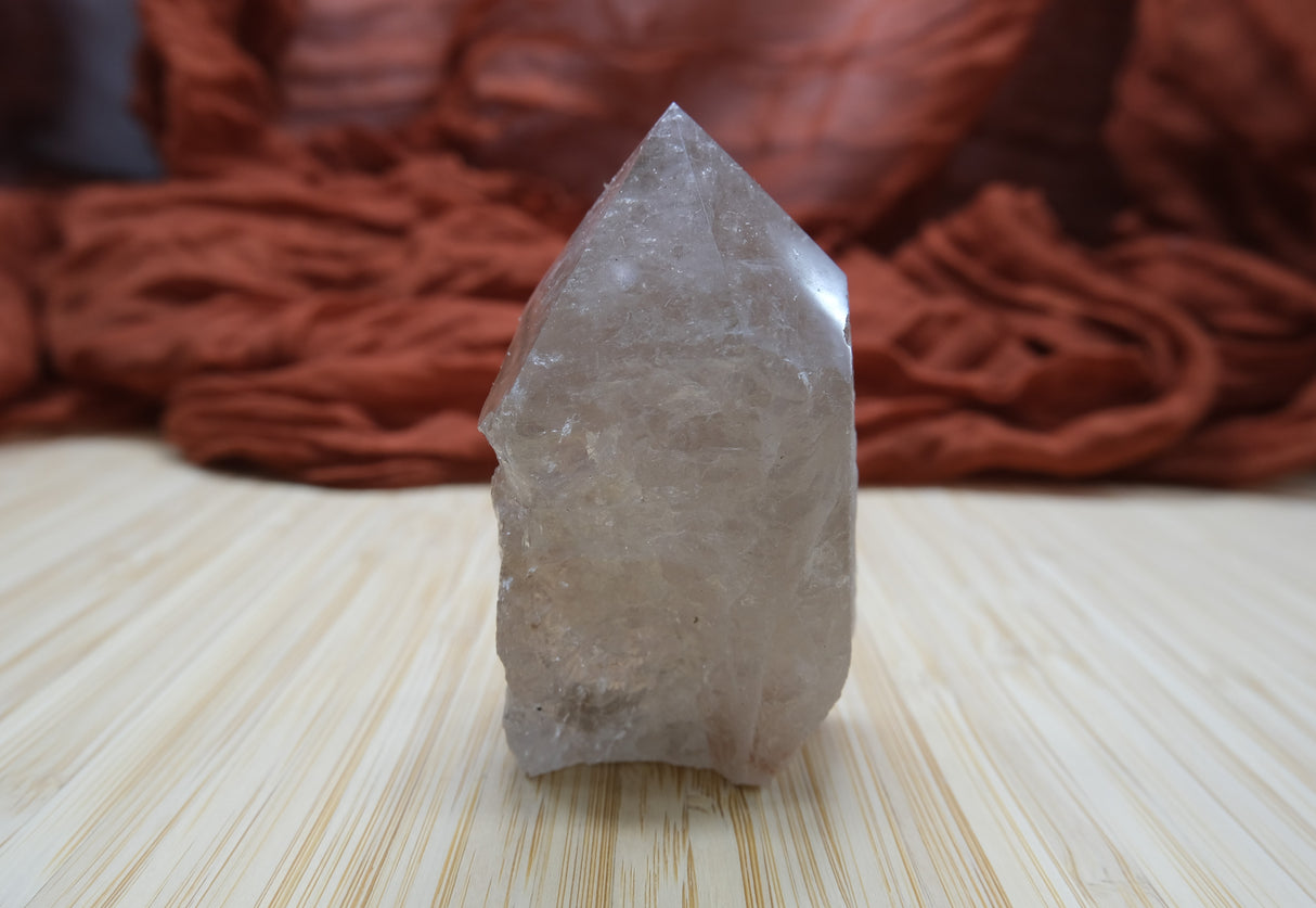 Smoky Quartz Polished Point With Flat Base 10