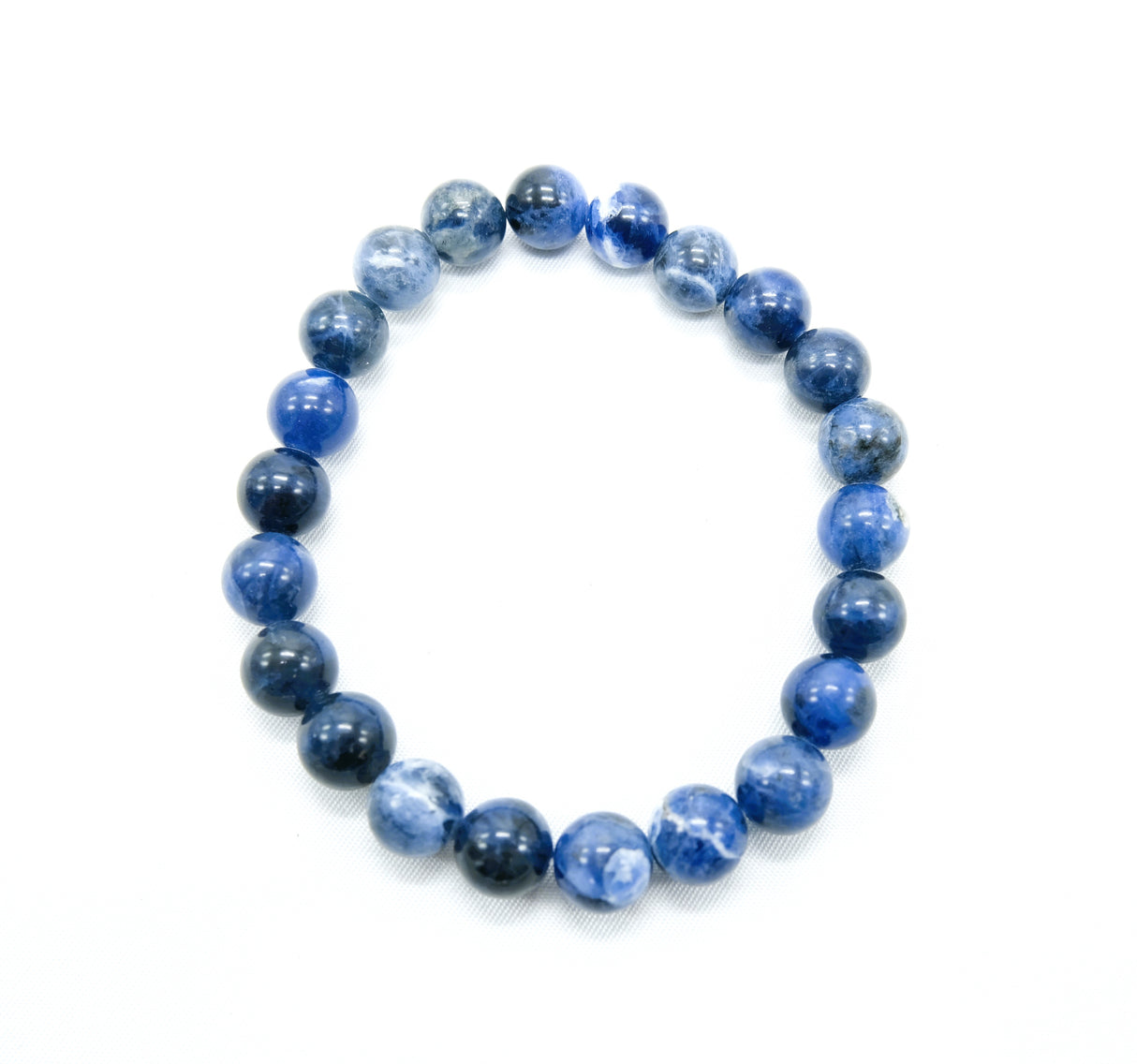 Natural Sodalite 8mm Bracelet | Speak Your Truth | Reiki Charged
