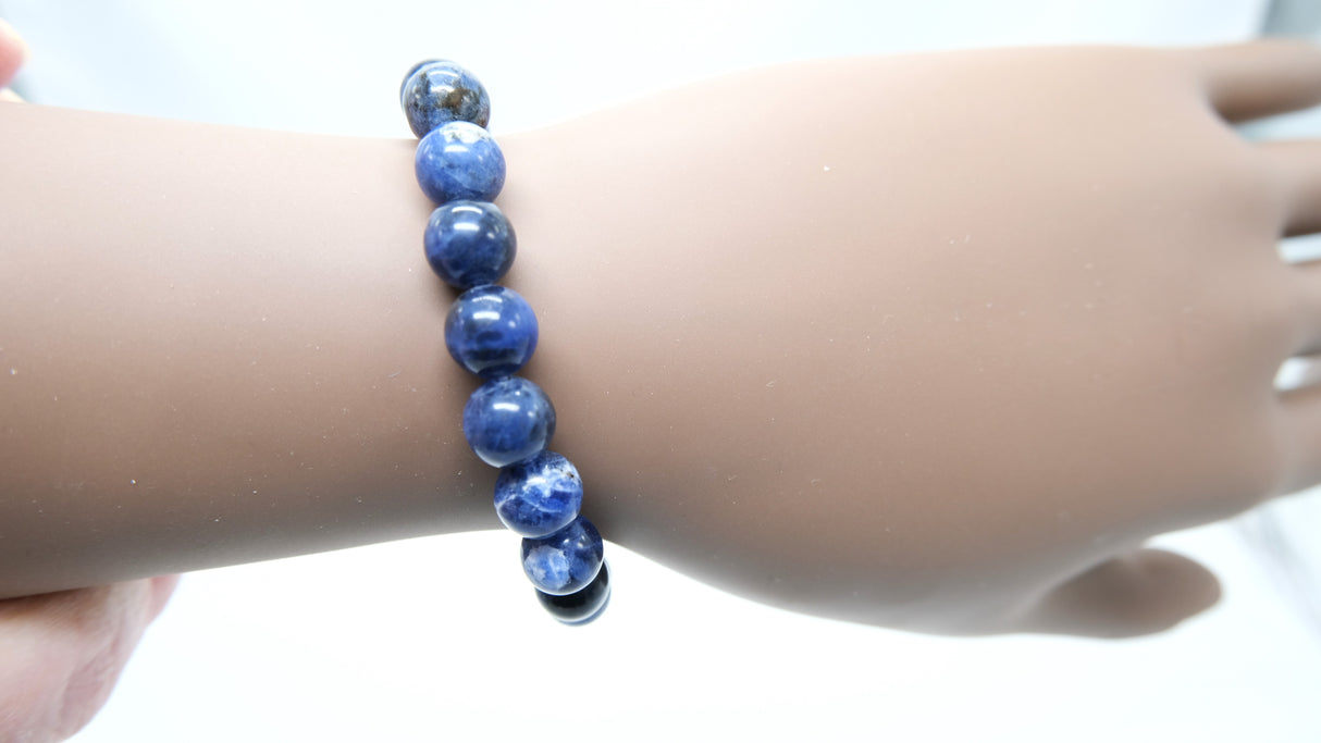Natural Sodalite 8mm Bracelet | Speak Your Truth | Reiki Charged
