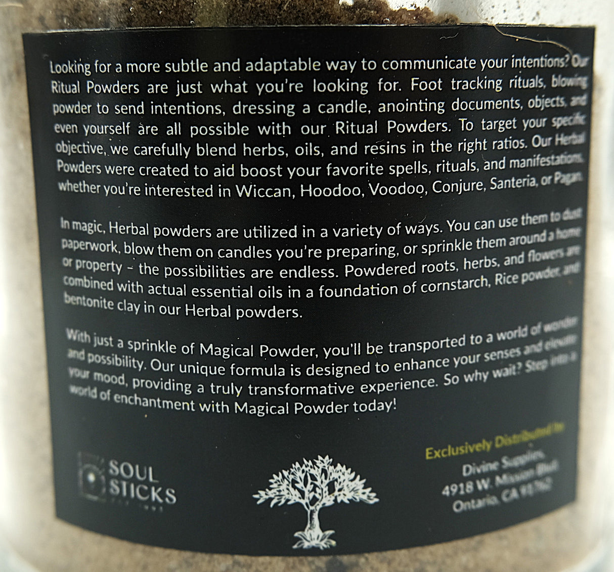 Soul Sticks Go Away Evil Ritual Spell Powder