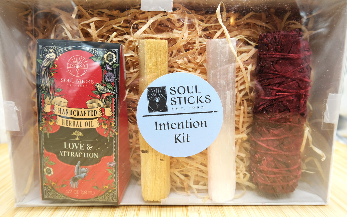 Love and Attraction Intention Gift Set | Manifestation Kit | Reiki Charged