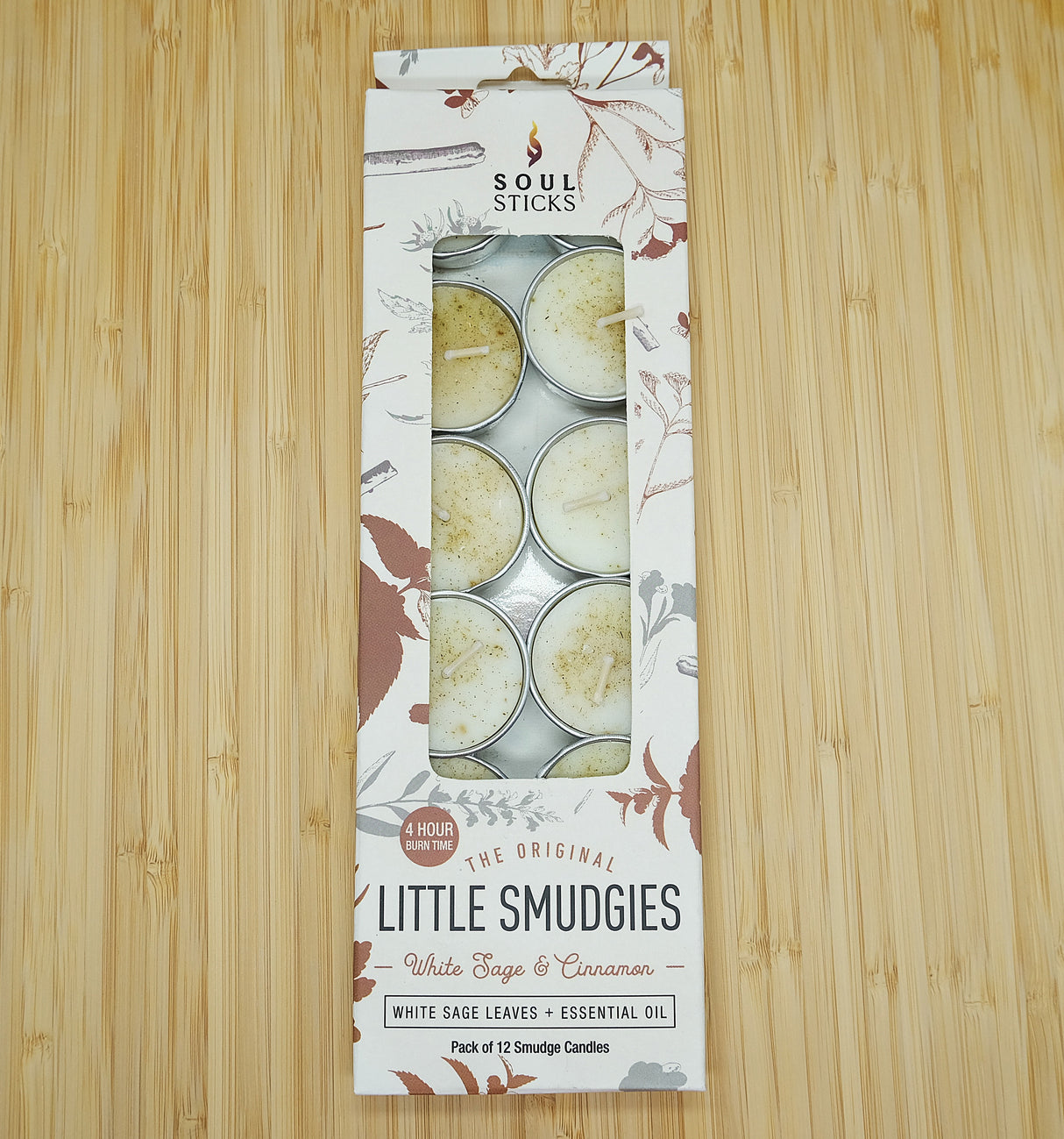 Soul Sticks White Sage Lil Smudgie Tealight Candles - Several Scents Available