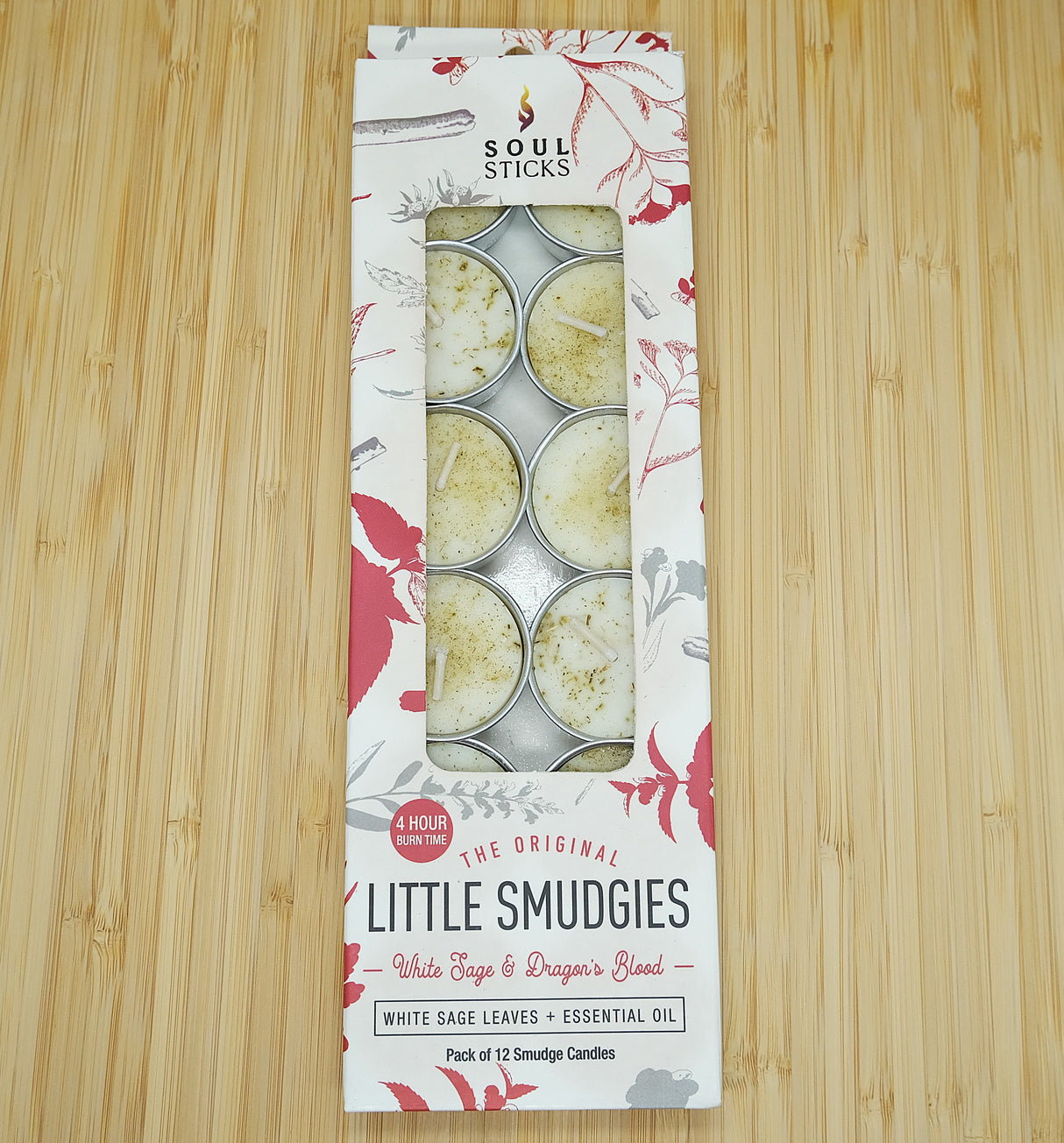 Soul Sticks White Sage Lil Smudgie Tealight Candles - Several Scents Available