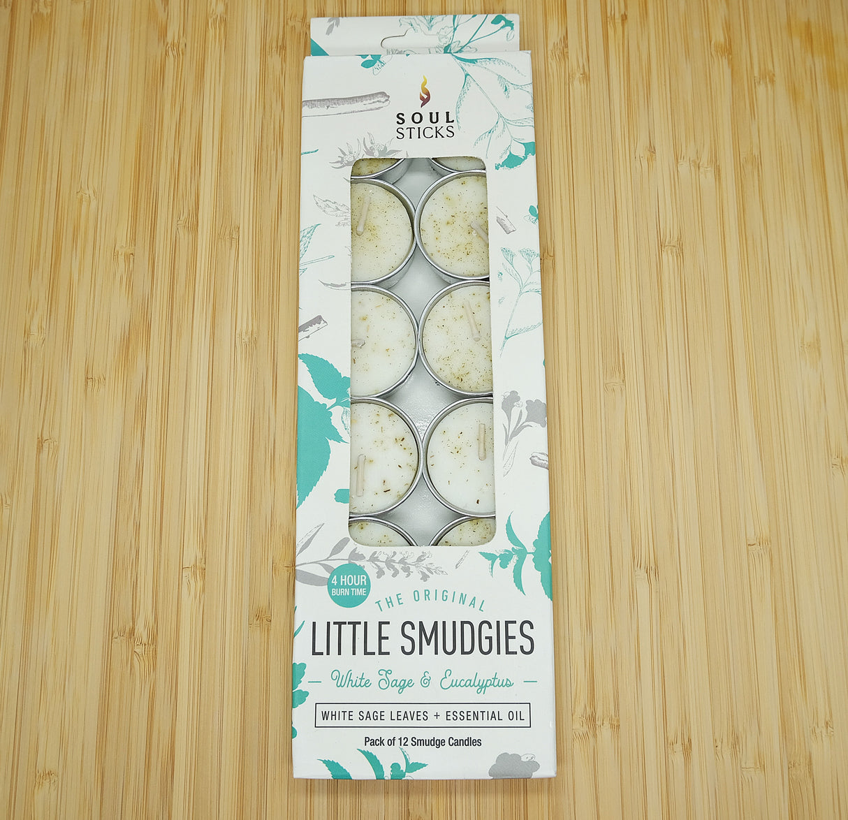 Soul Sticks White Sage Lil Smudgie Tealight Candles - Several Scents Available