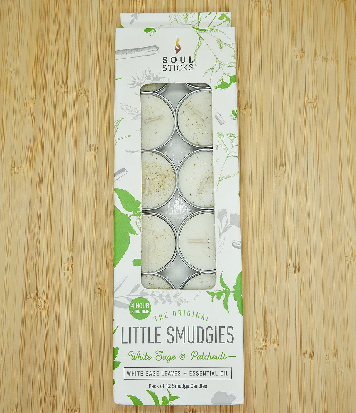 Soul Sticks White Sage Lil Smudgie Tealight Candles - Several Scents Available