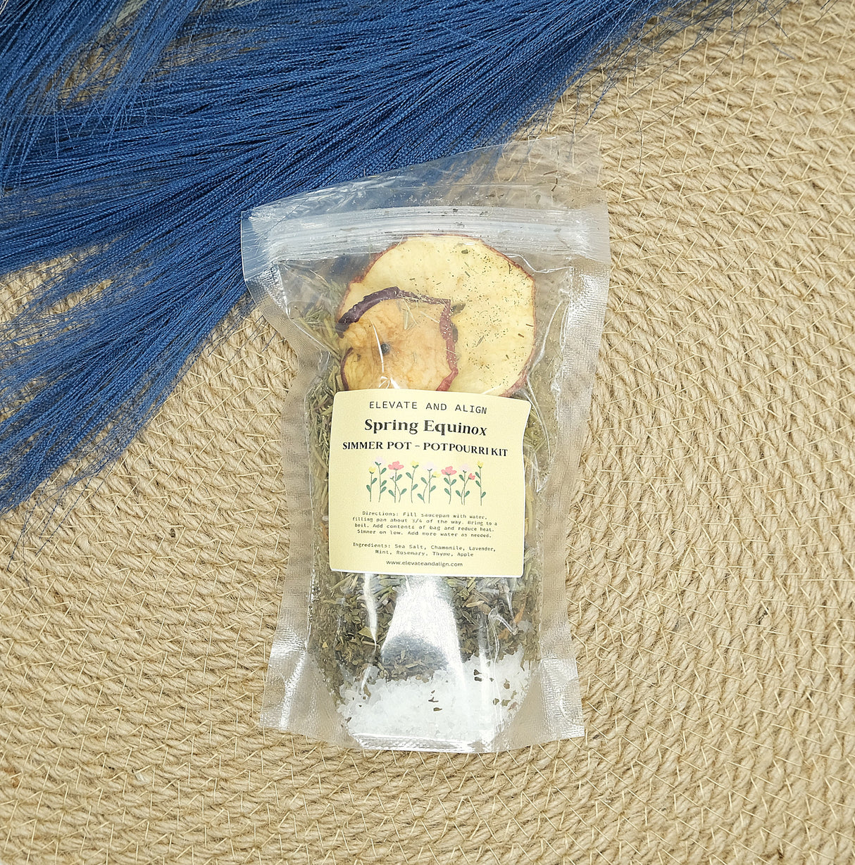 Spring Summer Winter Fall Intention Simmer Pots - Witchy Herbal Pot - Ritual Herb Pot - Natural Potpourri