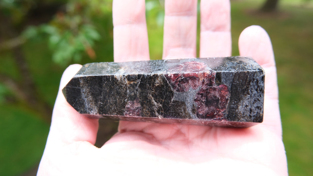 Rare Natural Staurolite and Garnet on Shist Tower | Ethically Sourced