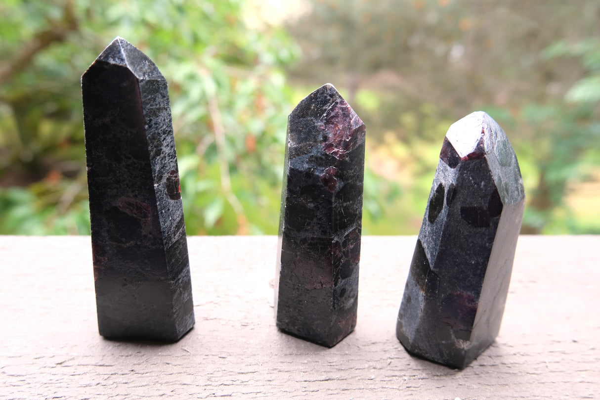 Rare Natural Staurolite and Garnet on Shist Tower | Ethically Sourced