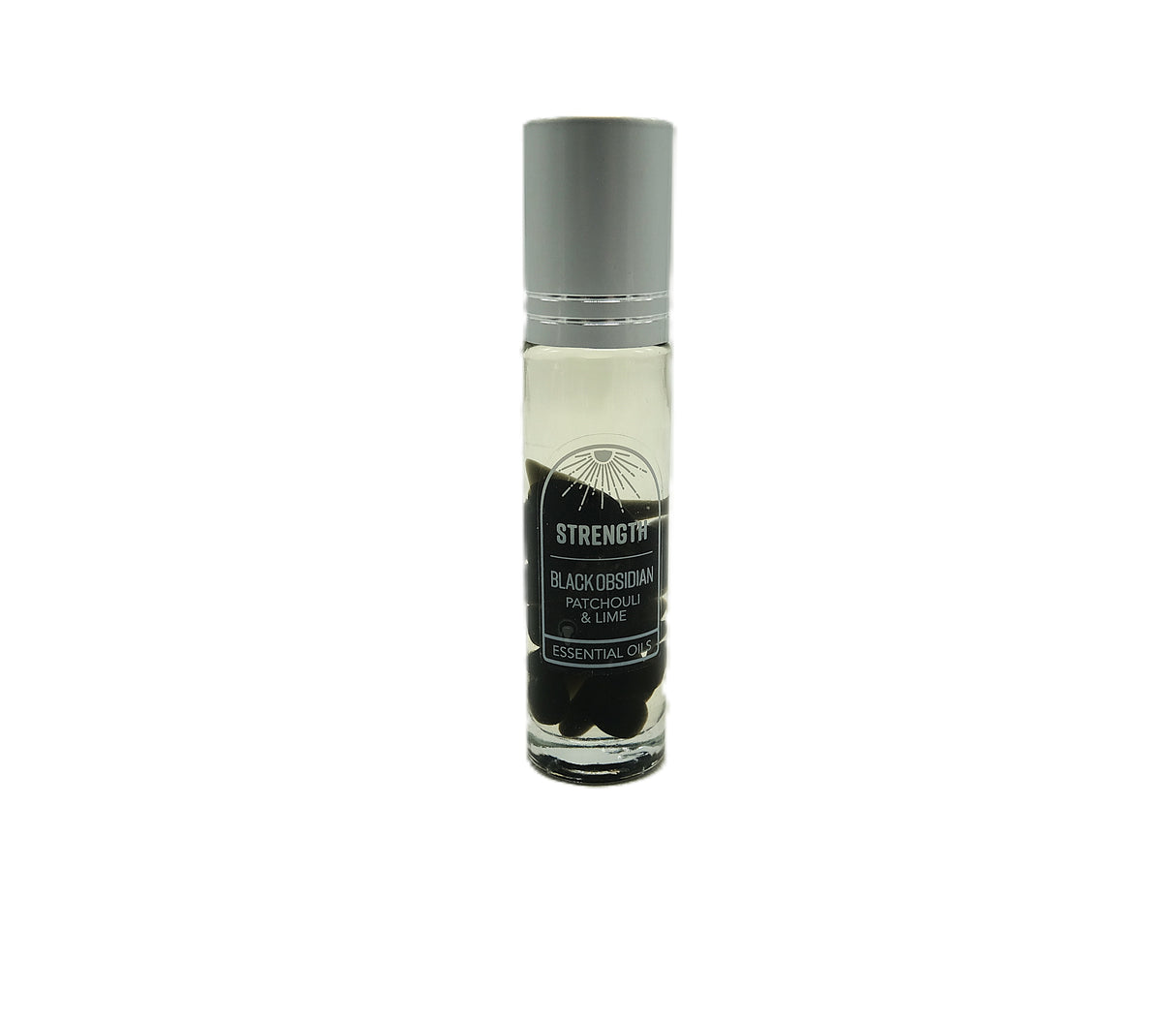 Gemstone Essential Oil Intention Crystal Roll‑On Perfumes
