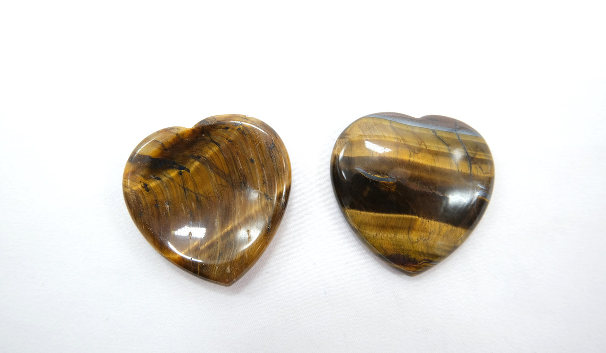 Various Heart Shaped Worry Stones