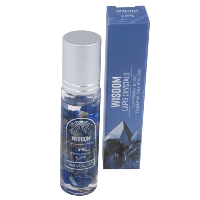 Gemstone Essential Oil Intention Crystal Roll‑On Perfumes