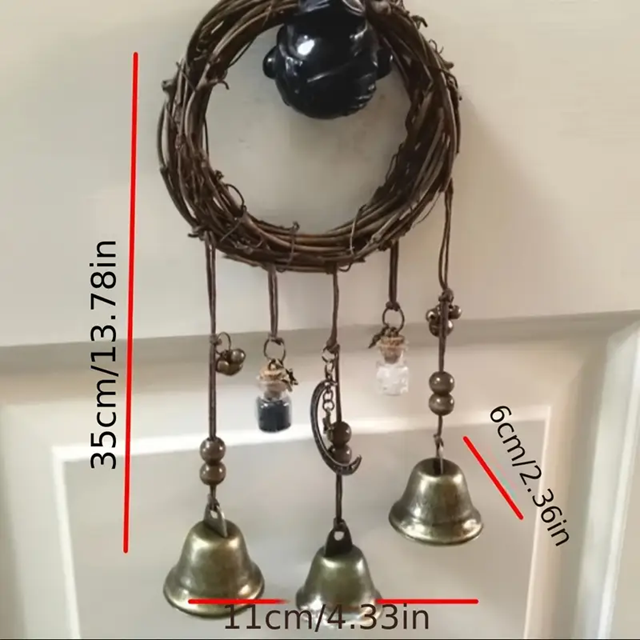 Hanging Witch Bells for Door – Protection And Positive Energy