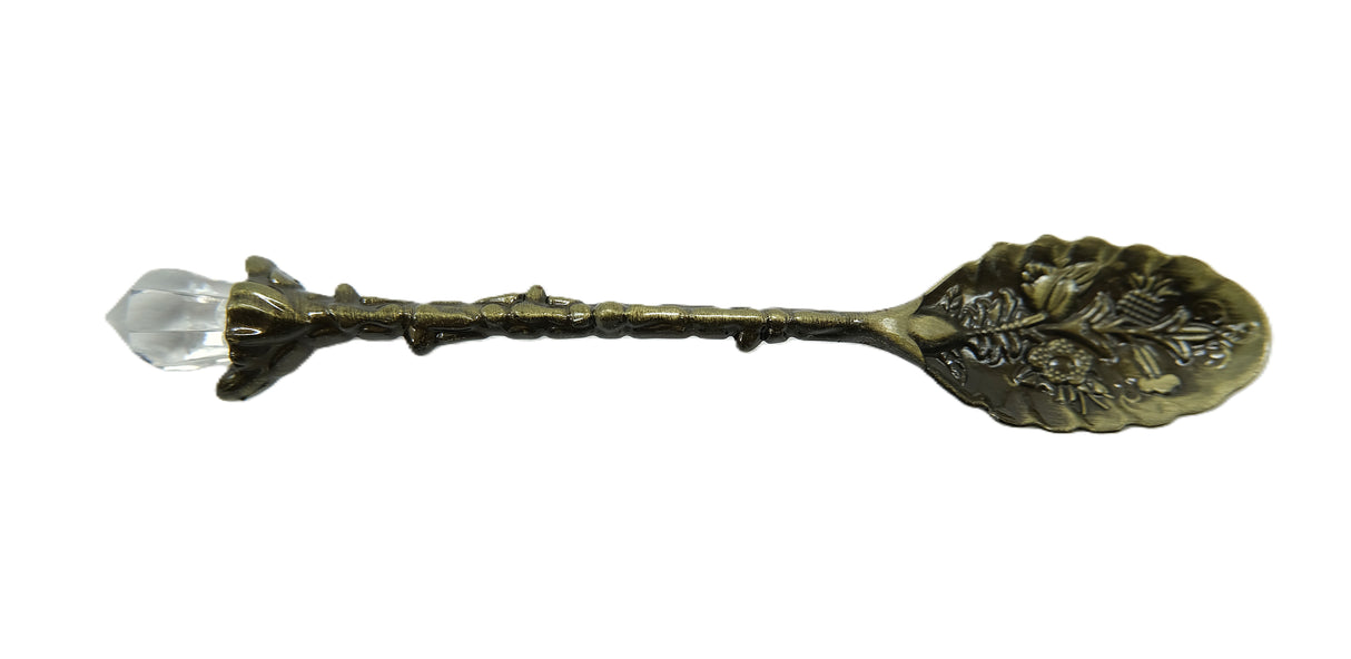 Witch Metal Crystal Spoons – Ritual Elegance, Intention & Alchemy