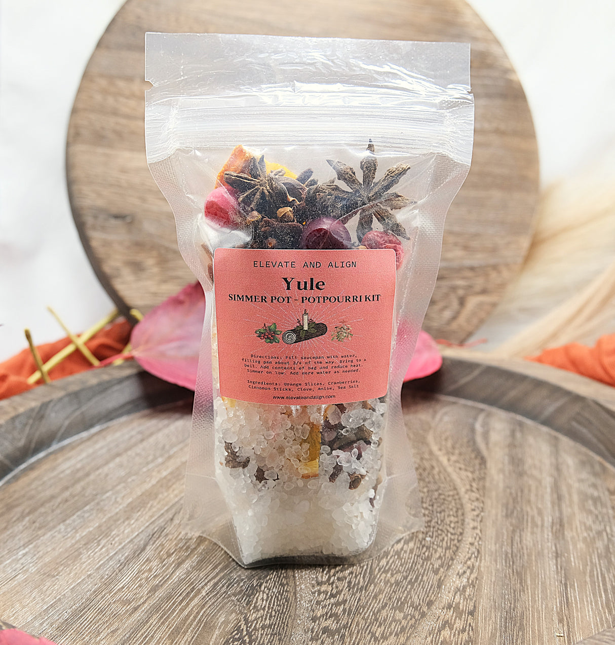 Spring Summer Winter Fall Intention Simmer Pots - Witchy Herbal Pot - Ritual Herb Pot - Natural Potpourri