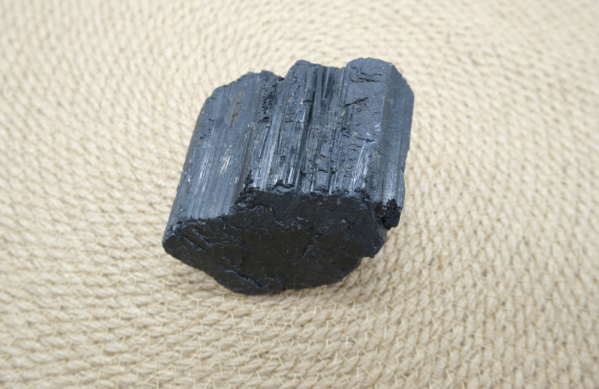 Raw Black Tourmaline Chunks | Grade A | Ethically Sourced in Brazil | Rough Tourmaline Logs